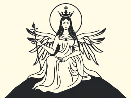 Queen In The Lap Of The Gods