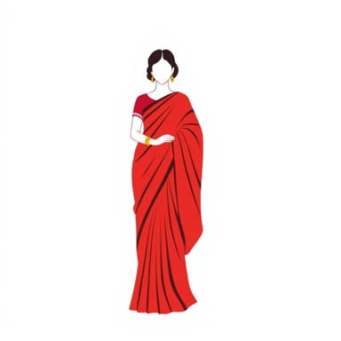 Red Georgette Sarees Party Wear