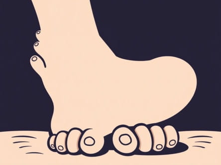 Underfoot Pain Near Toes