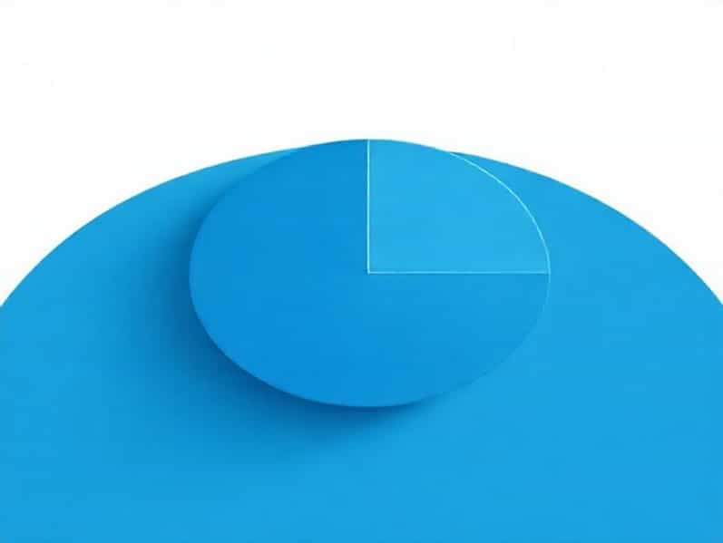 Blue Segmented Circle On Sectional Chart