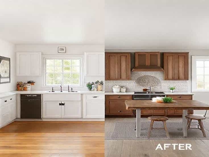 Old Farmhouse Remodel Before And After