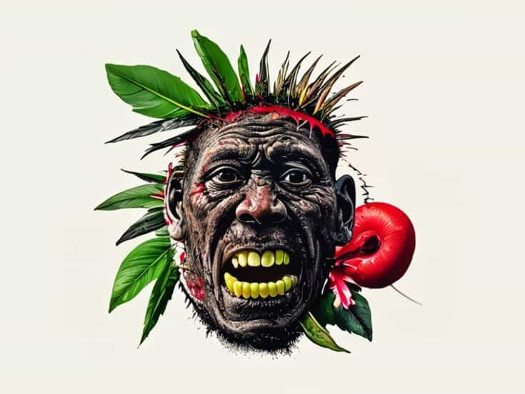 Papua New Guinea Cannibal Tribes Photos