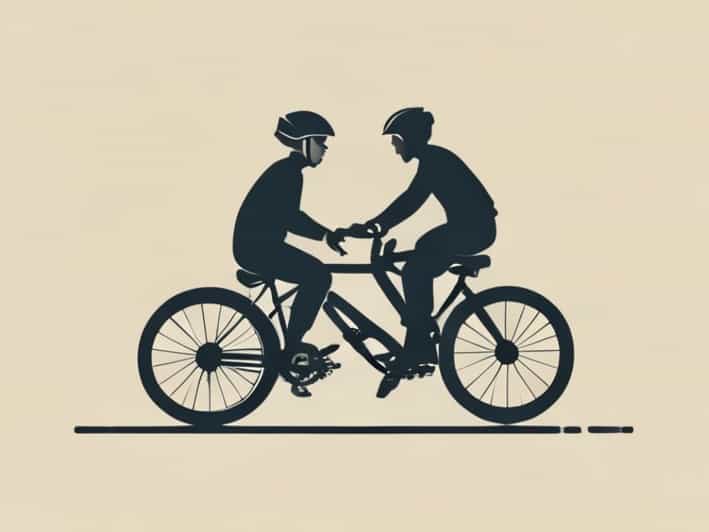 Quarrel About Being Caught By Cyclist