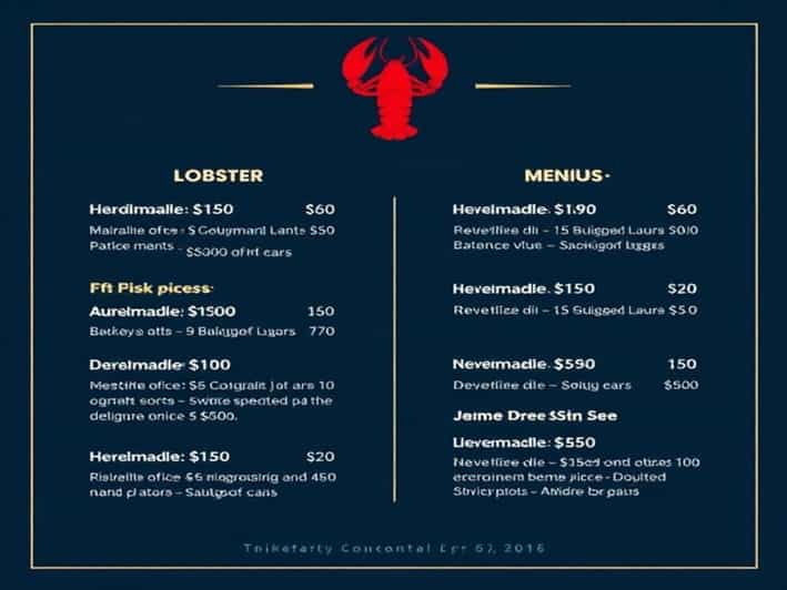 Red Lobster Senior Menu With Prices
