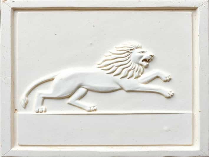 Relief Depicting Ashurbanipal Hunting A Lion