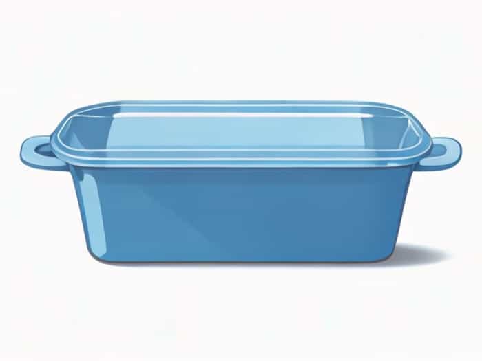 Blue Pyrex Baking Dish
