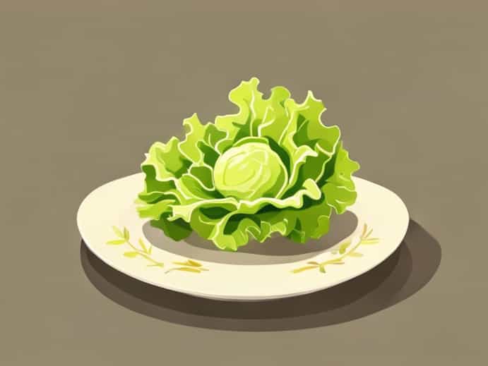 Lettuce On Seder Plate