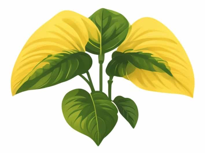 Philodendron Fuzzy Petiole Yellow Leaves