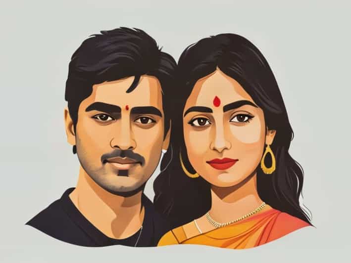 Rishi And Tanisha Real Photo