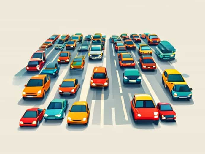 Traffic Jam Or Jammed