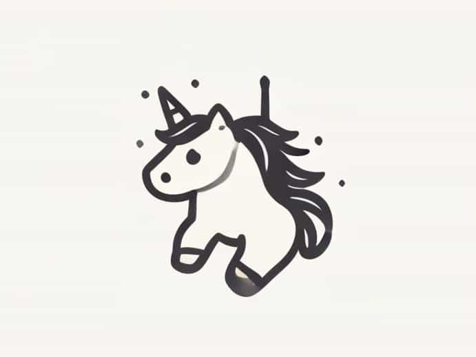 Unicorno Facile Da Disegnare