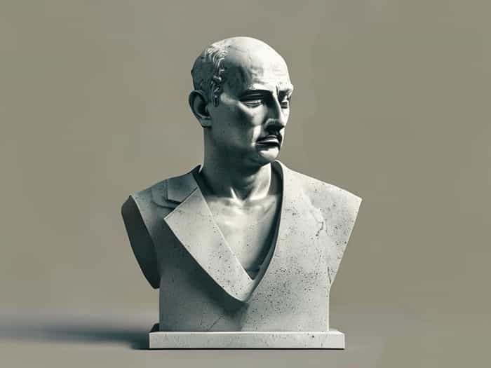 William Saroyan Statue Yerevan