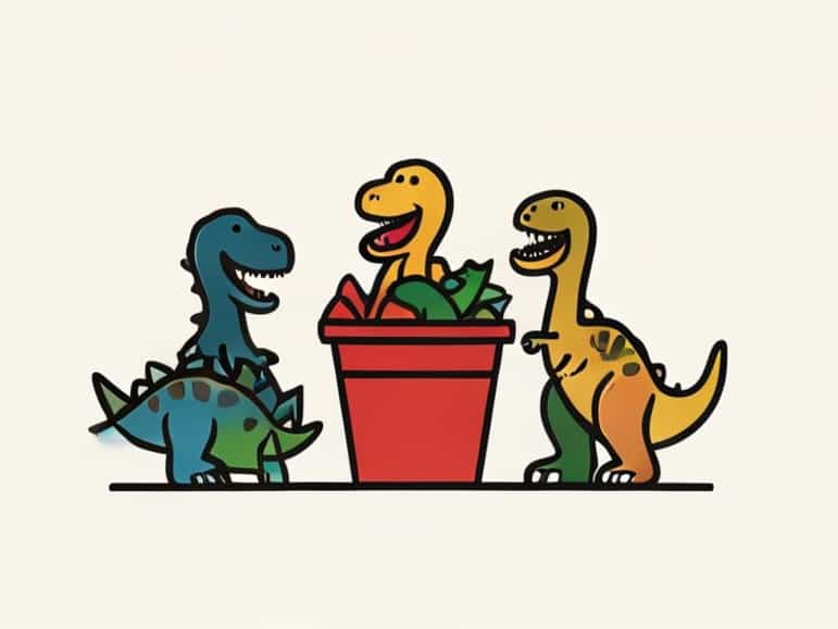 Barney And His Bucketful Of Dinosaurs