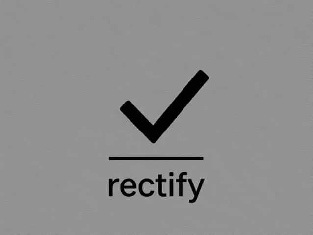 Choose The Correct Synonym Of Rectify