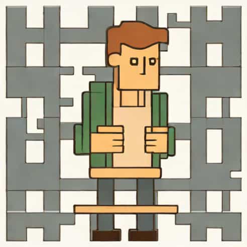 Hapless Guy Informally Crossword Clue