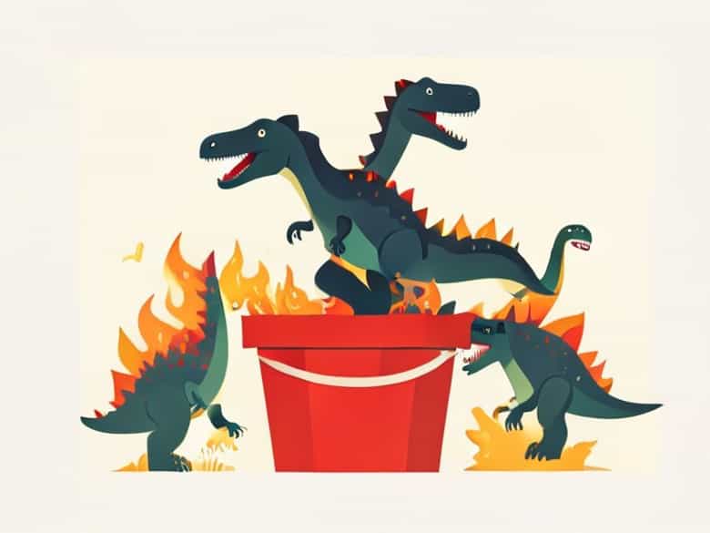 Harry And Bucketful Of Dinosaurs Fire