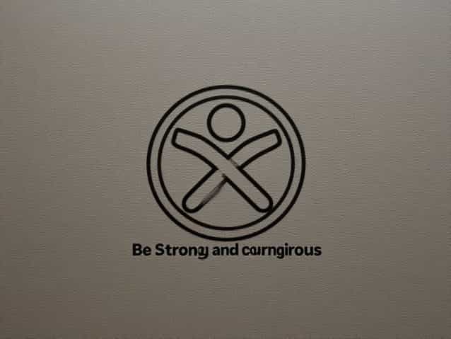 Joshua Be Strong And Courageous Craft