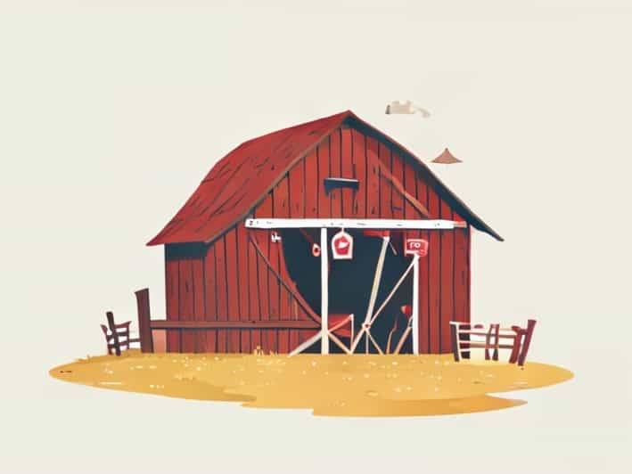 Showing Signs Of Overwork In The Barn