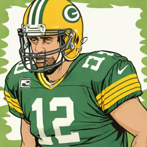 Aaron Rodgers Chinstrap On Nose
