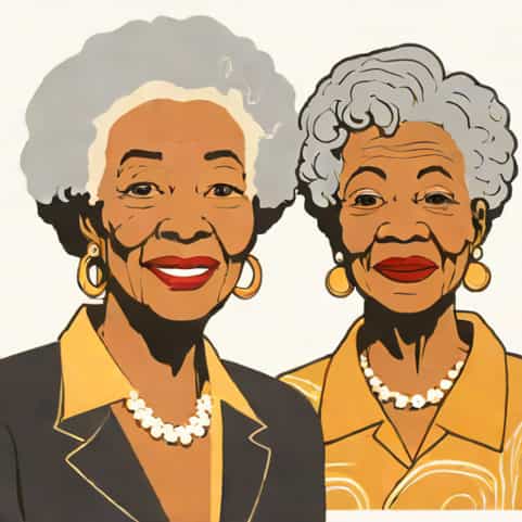 Nikki Giovanni And Maya Angelou