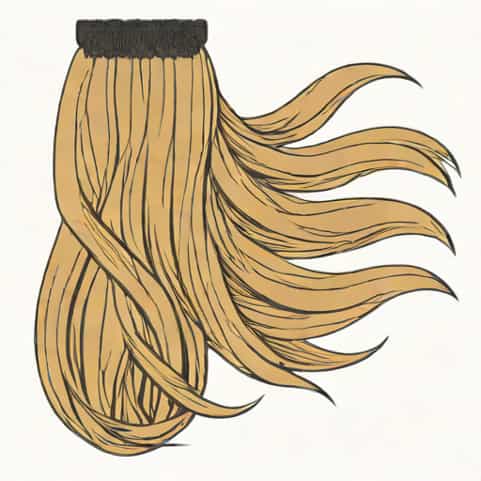 One Weft Clip In Hair Extensions