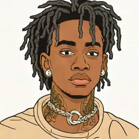 Playboi Carti Tatted On My Neck