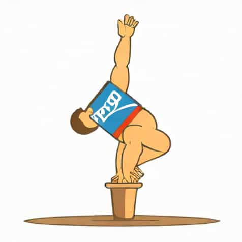 Under Over Pepsi Cola Handstand