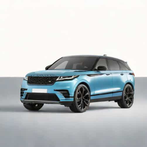 Blue Range Rover Velar