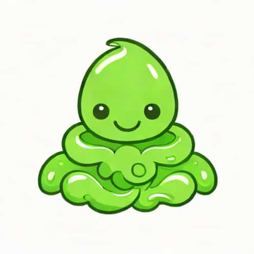 Green Slimy Poop Baby
