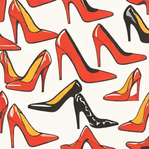 High Heels Rote Sohle