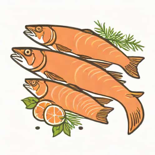 Hot Smoked Coho Salmon