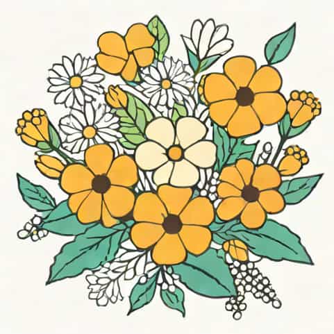 Small Posy Of Flowers
