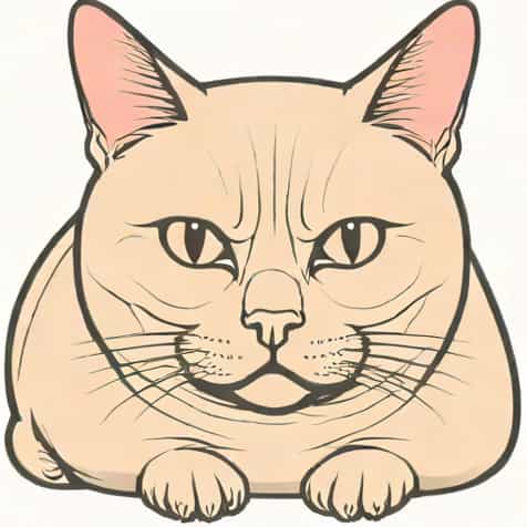 Very Fat Hairless Cat