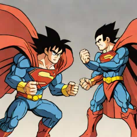 Xeno Goku Vs Superman