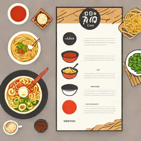 Zao Stamina Ramen Menu