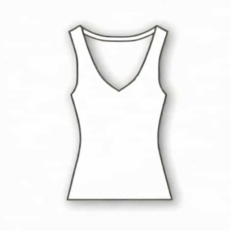 Zara White Slinky Top