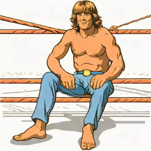 Kevin Von Erich Barefoot