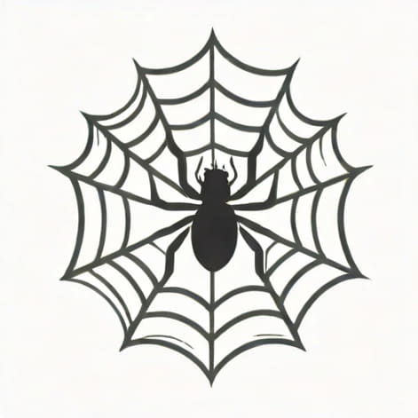 Spider Web Ear Tattoo