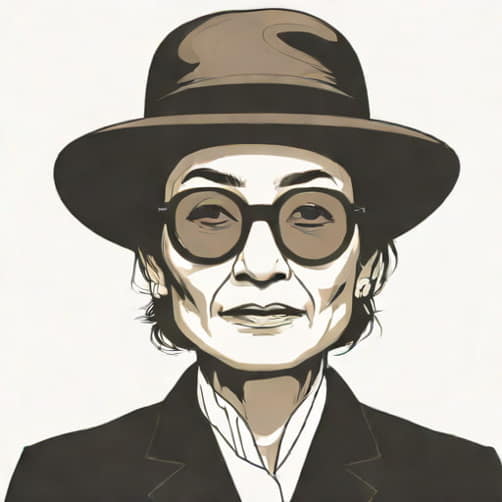 Yoko Ono Self Portrait